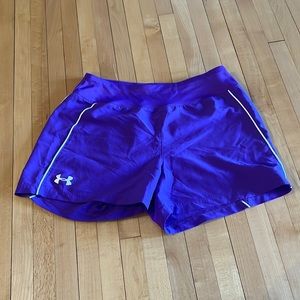 Purple, Youth, Shorts, Loose, Under Armour